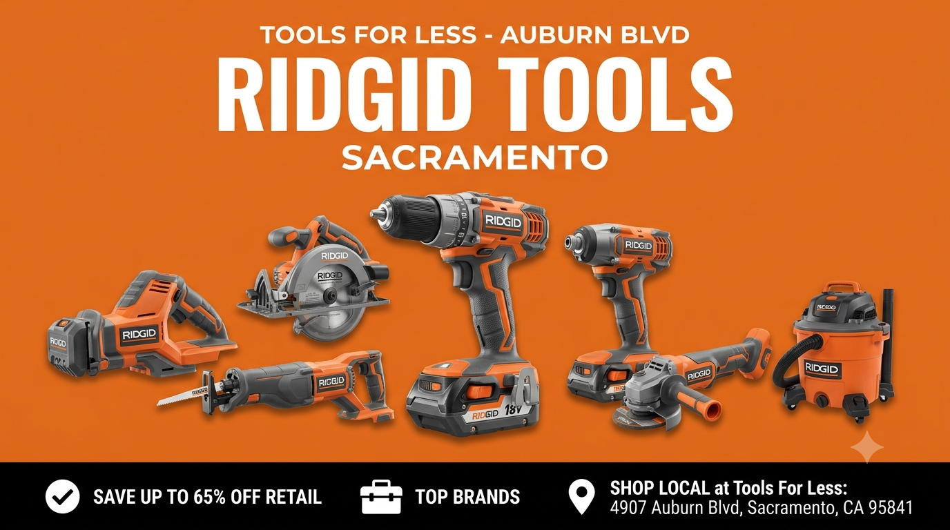 RIDGID Tools in Sacramento: What Plumbers and Pipefitters Need to Know