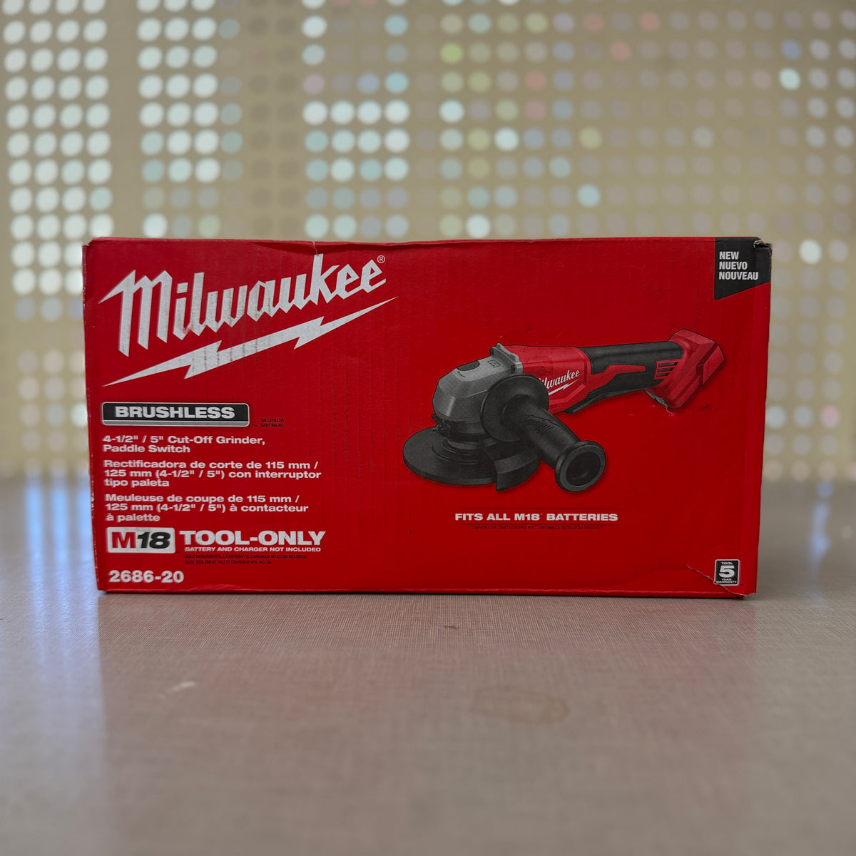 Milwaukee 2686-20 M18 Brushless 4-1/2"/5" Cut-Off Grinder, Tool Only