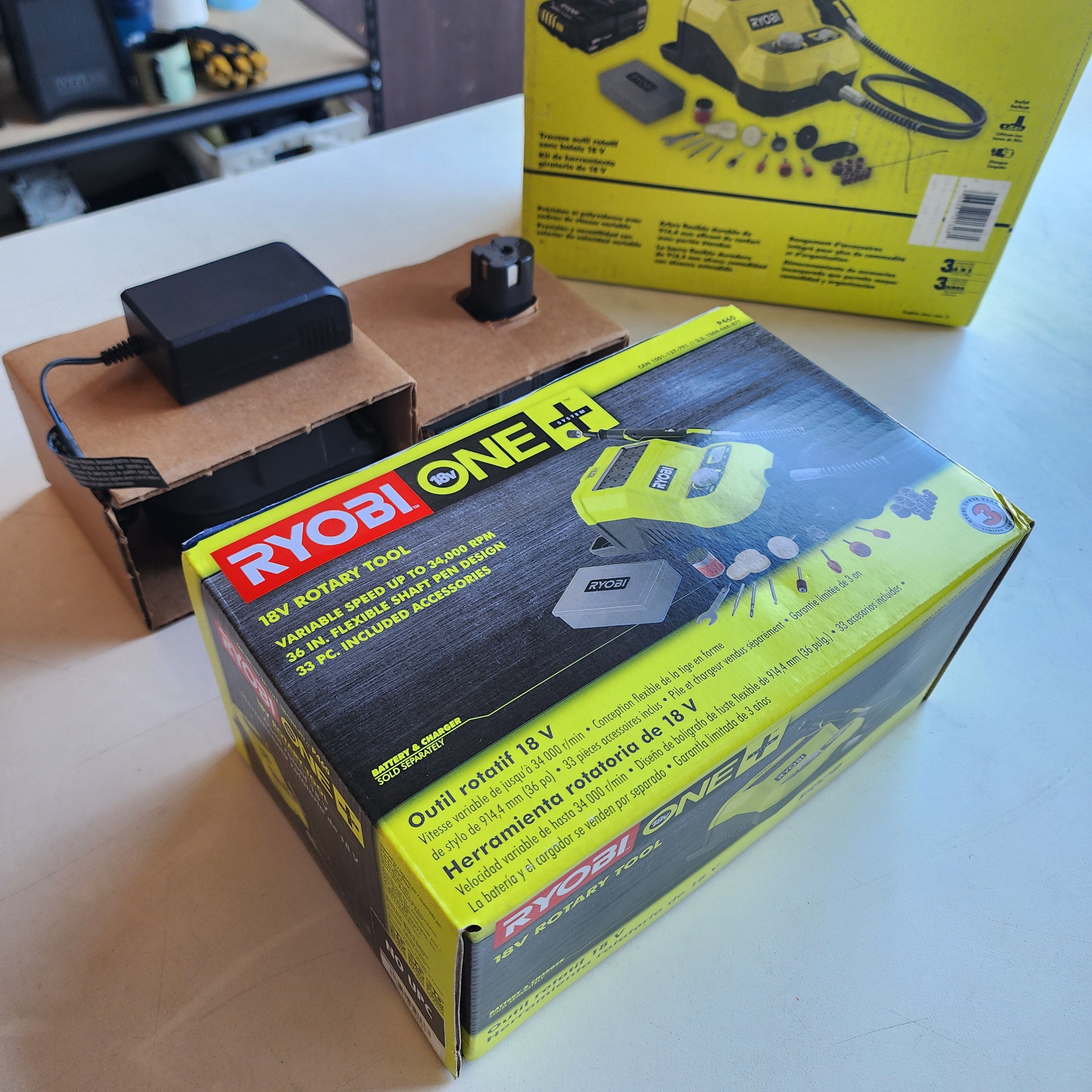 ONE+ 18V Cordless Rotary Tool Kit with 1.5 Ah Battery and Charger (P460K1SB)