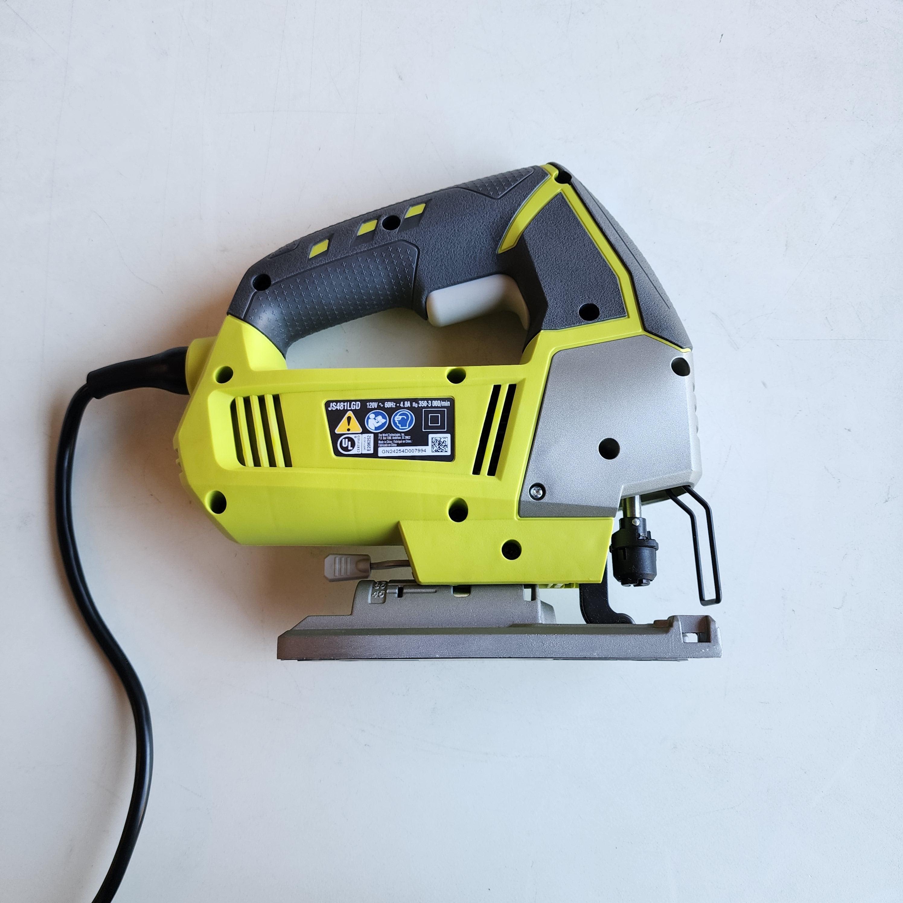 4.8 Amp Corded Variable Speed Orbital Jig Saw (JS481LG)