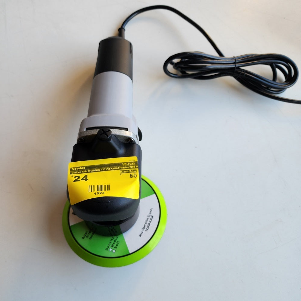 Voodoo ride 120volt orbital polisher