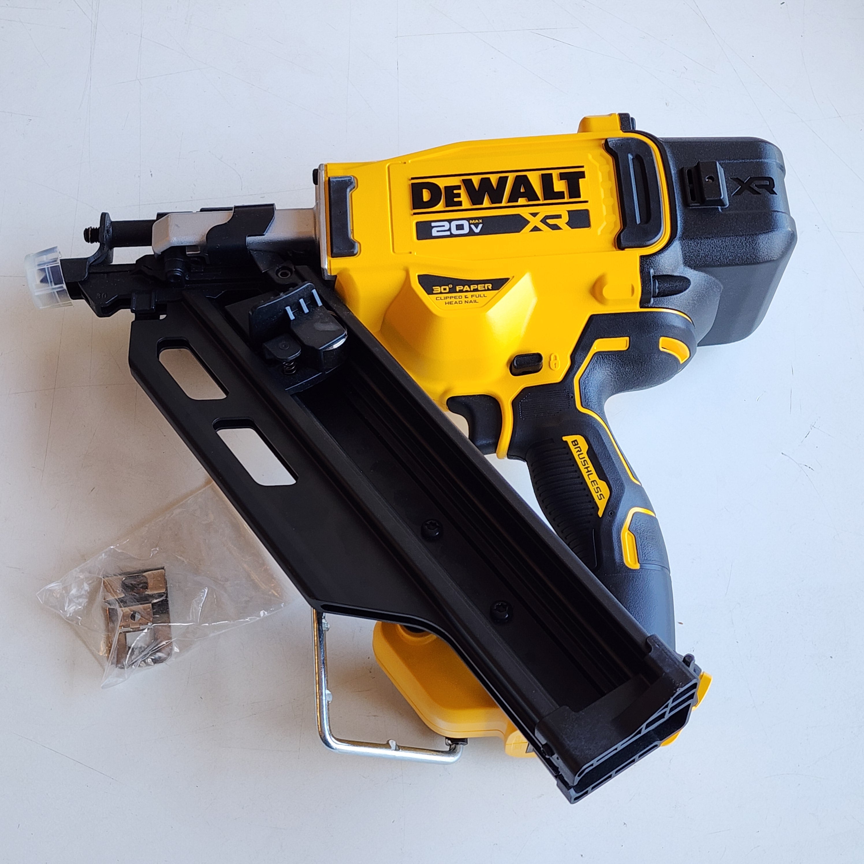 20-Volt 30Â° Cordless Framing Nailer (Tool-Only) (DCN930B)