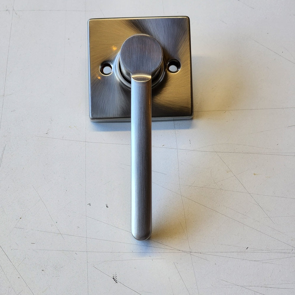 Tonebridge Satin Nickel Dummy Door Lever with Square Rose (1008789592)