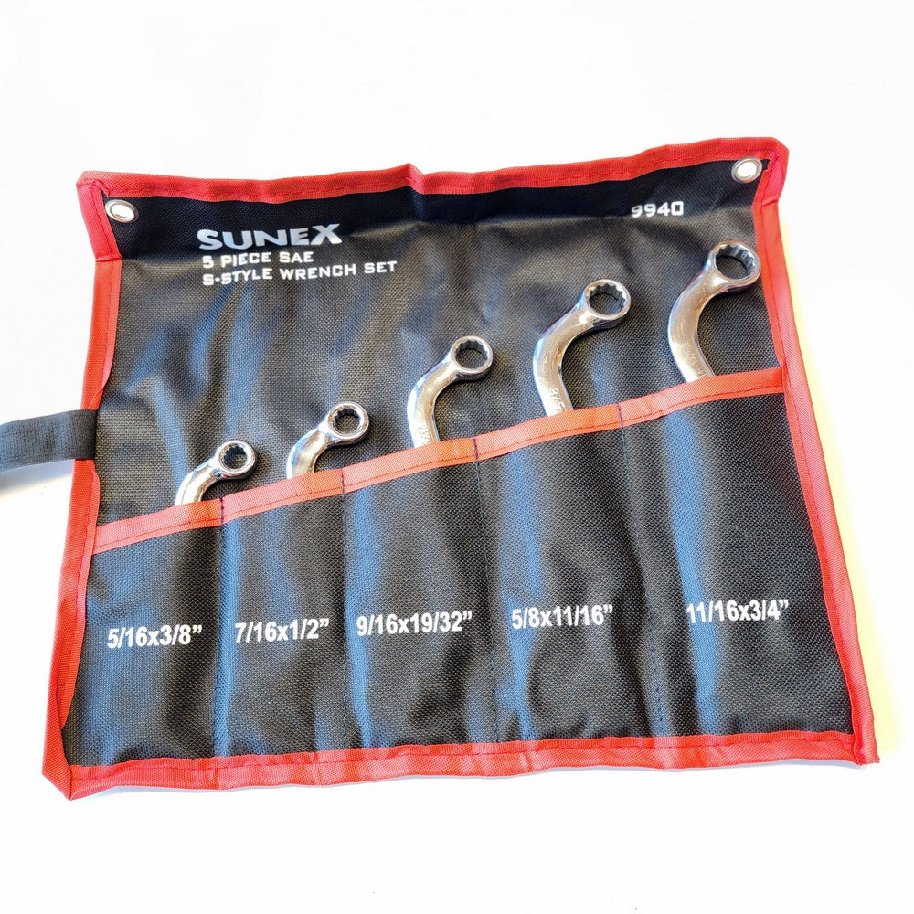 SAE S-STYLE WRENCH SET (5-PIECE) (9940)