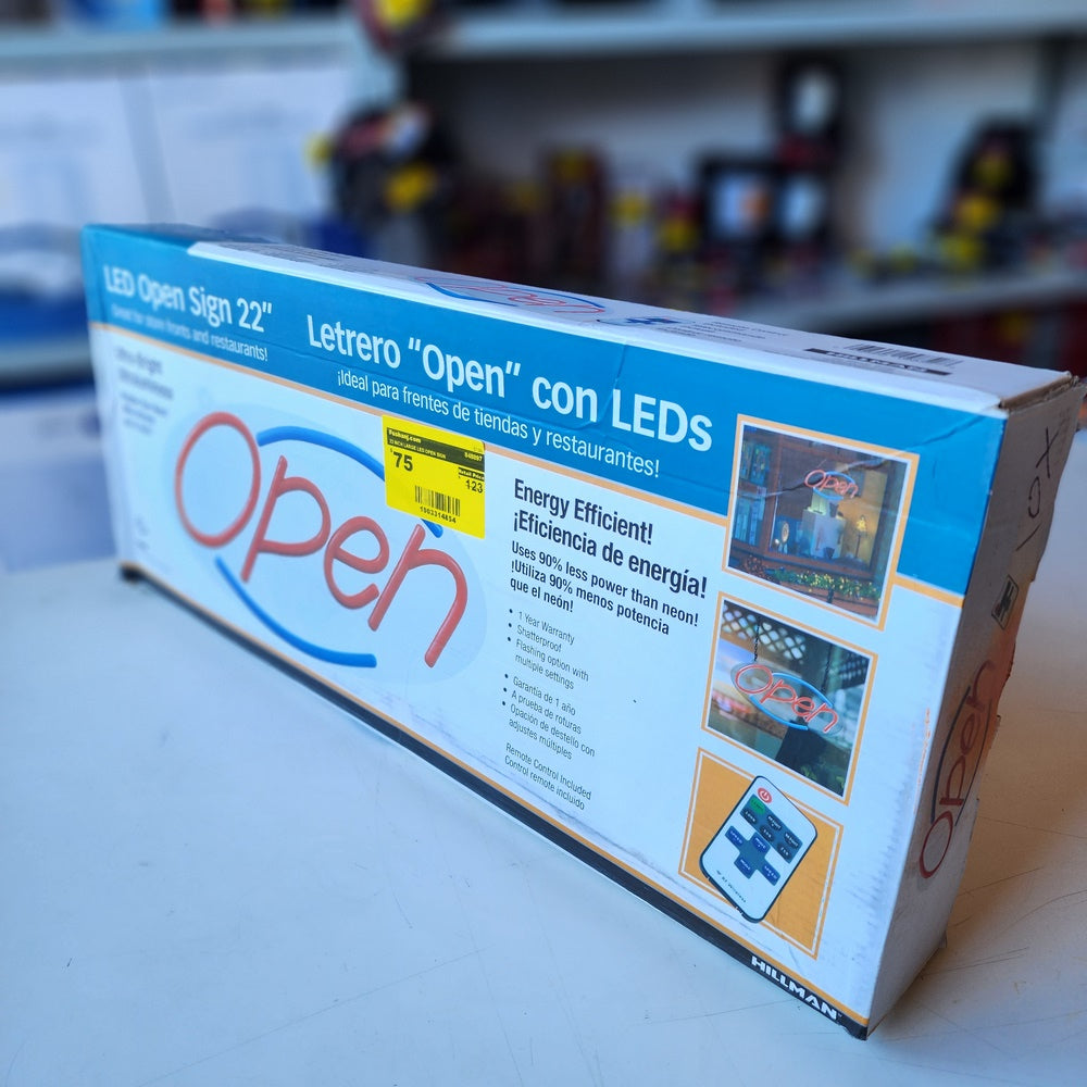 22 INCH LARGE LED OPEN SIGN (848897)