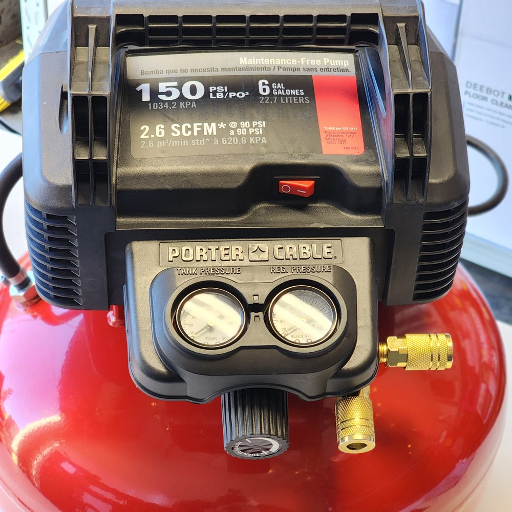 PC 6 GAL PANCAKE COMPRESSOR (CF6111-P)