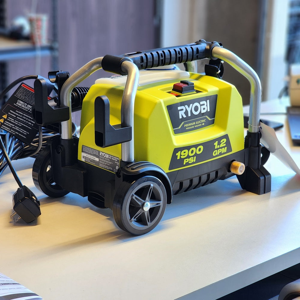 1900 PSI 1.2 GPM Cold Water Wheeled Corded Electric Pressure Washer (RY1419MTVNM)