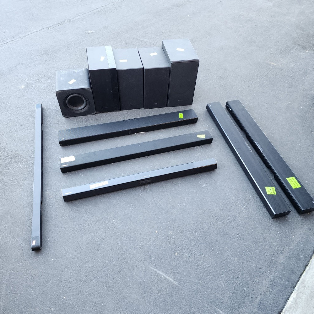 SAMSUNG SOUNDBARS AND SUBWOOFERS