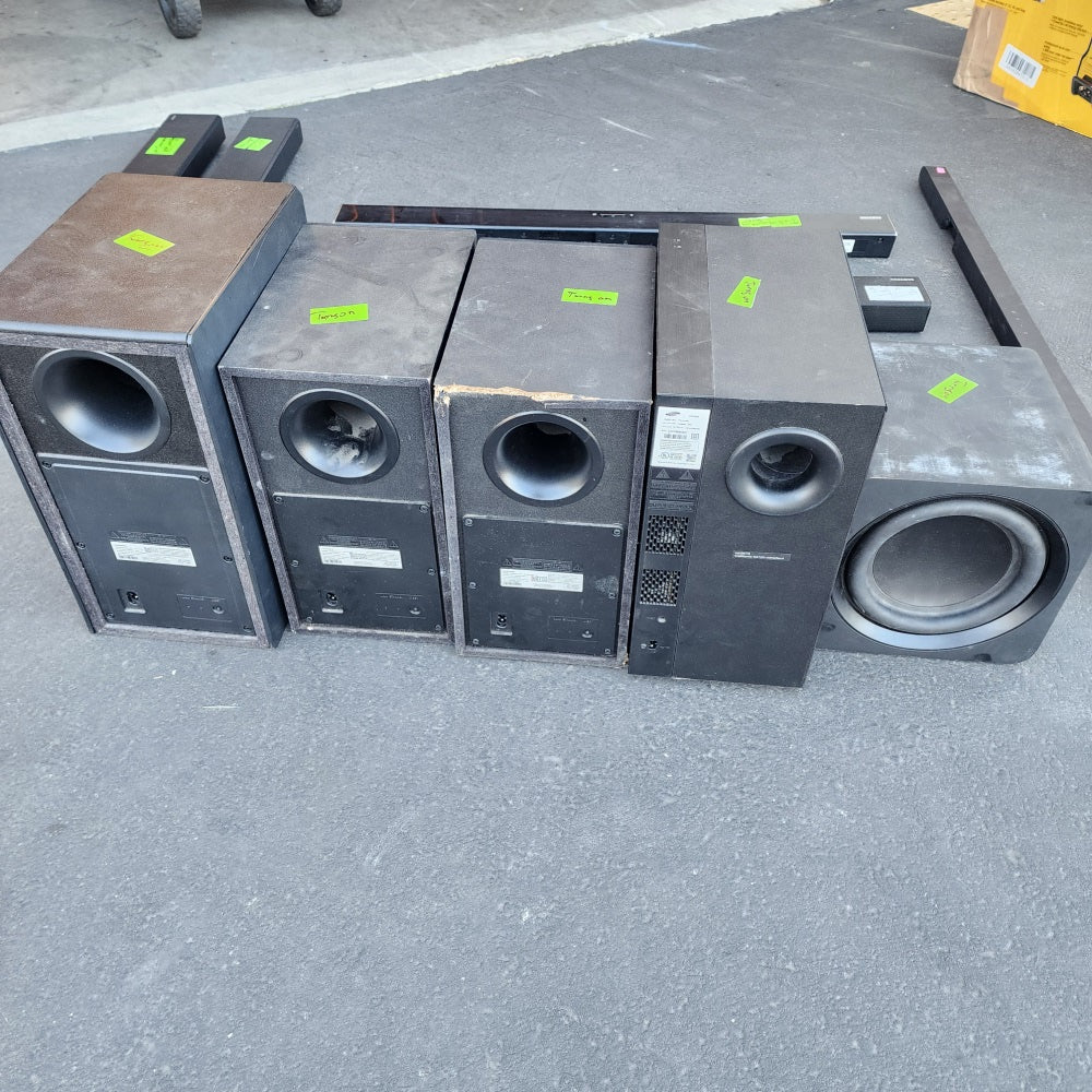 SAMSUNG SOUNDBARS AND SUBWOOFERS