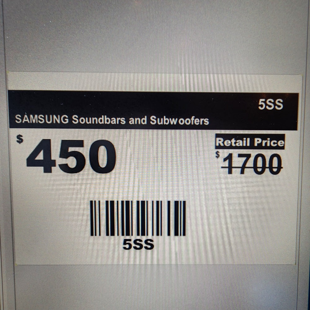 SAMSUNG SOUNDBARS AND SUBWOOFERS