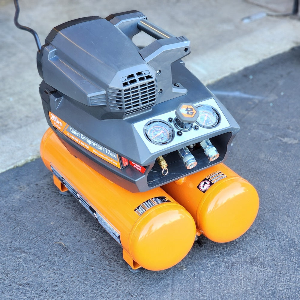 4.5 Gal. Portable Electric Quiet Air Compressor (OF45200SS)