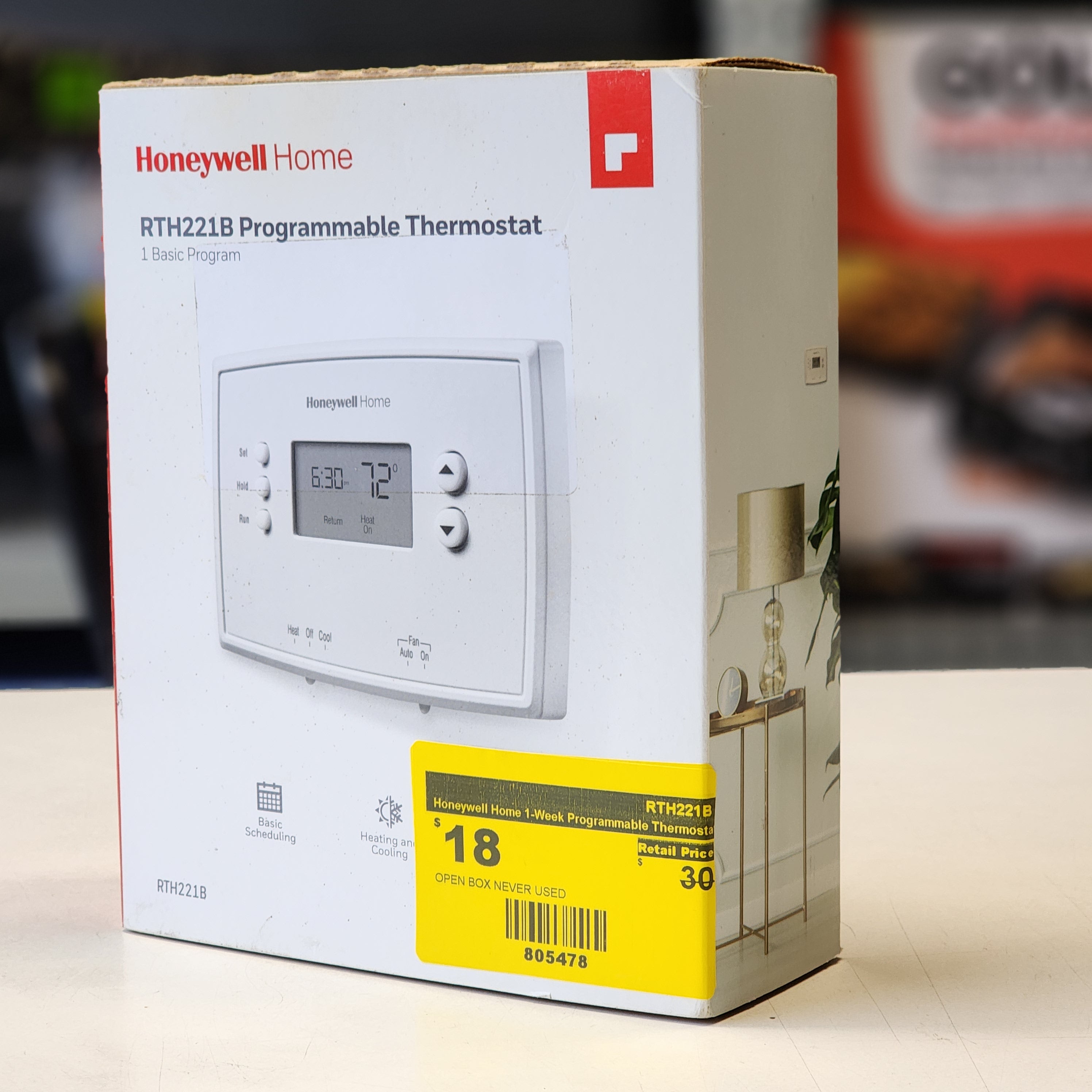 Honeywell Home 1-Week Programmable Thermostat