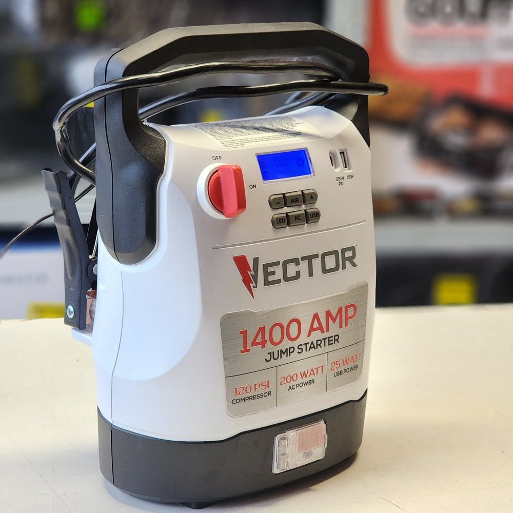 1400A Jump Starter, Compressor, USB and AC Power (VECJ14C)