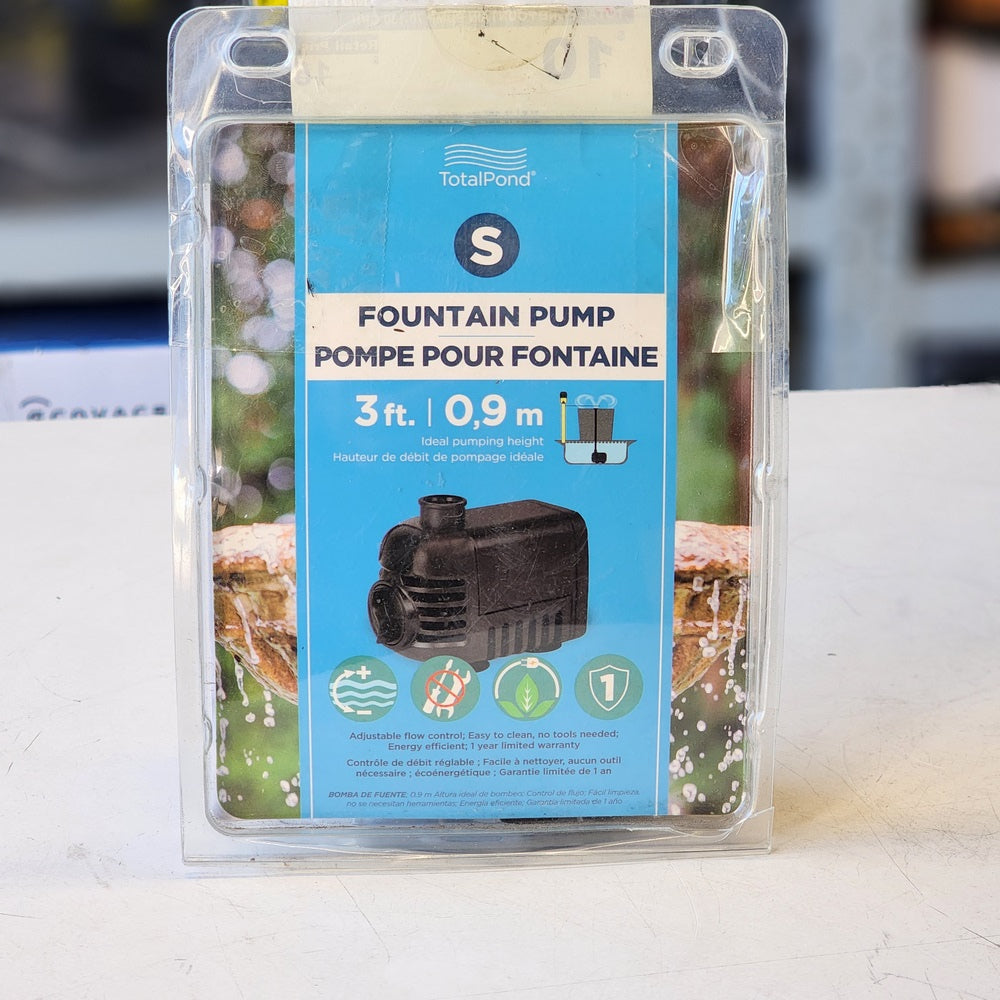 TOTAL POND FOUNTAIN PUMP 70-130 GPH (MD11130)