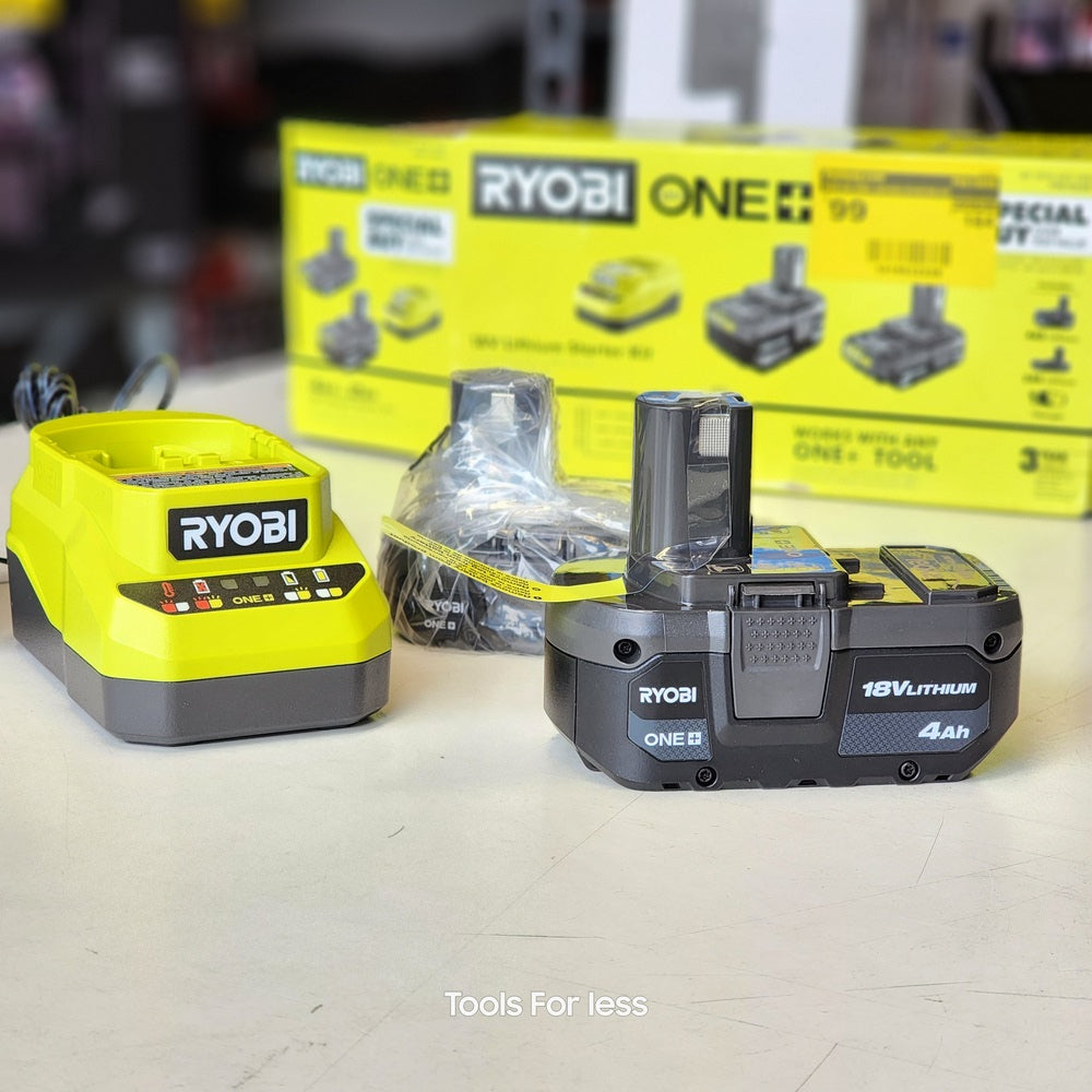 RYB 18V ONE+ 2AH/4AH STARTER KIT (PSK106SB)