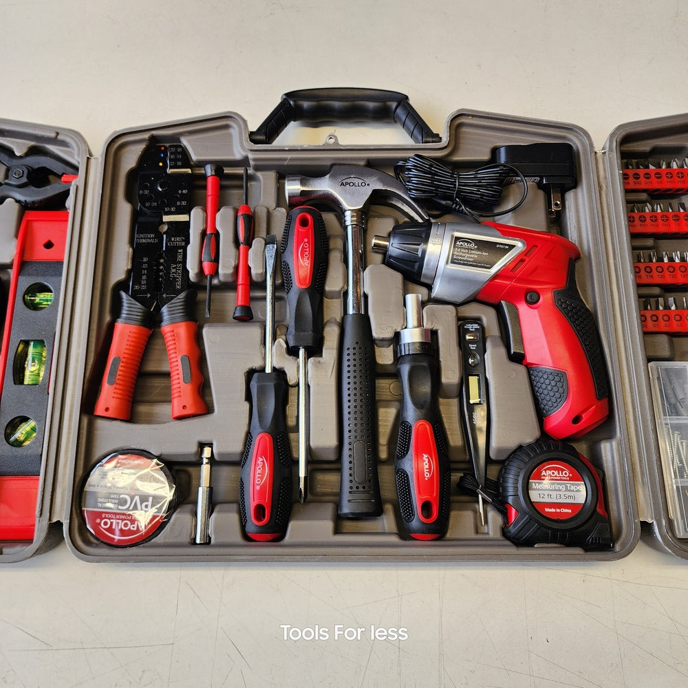 Home Tool Kit With 3.6-Volt Li-ion Cordless Screwdriver