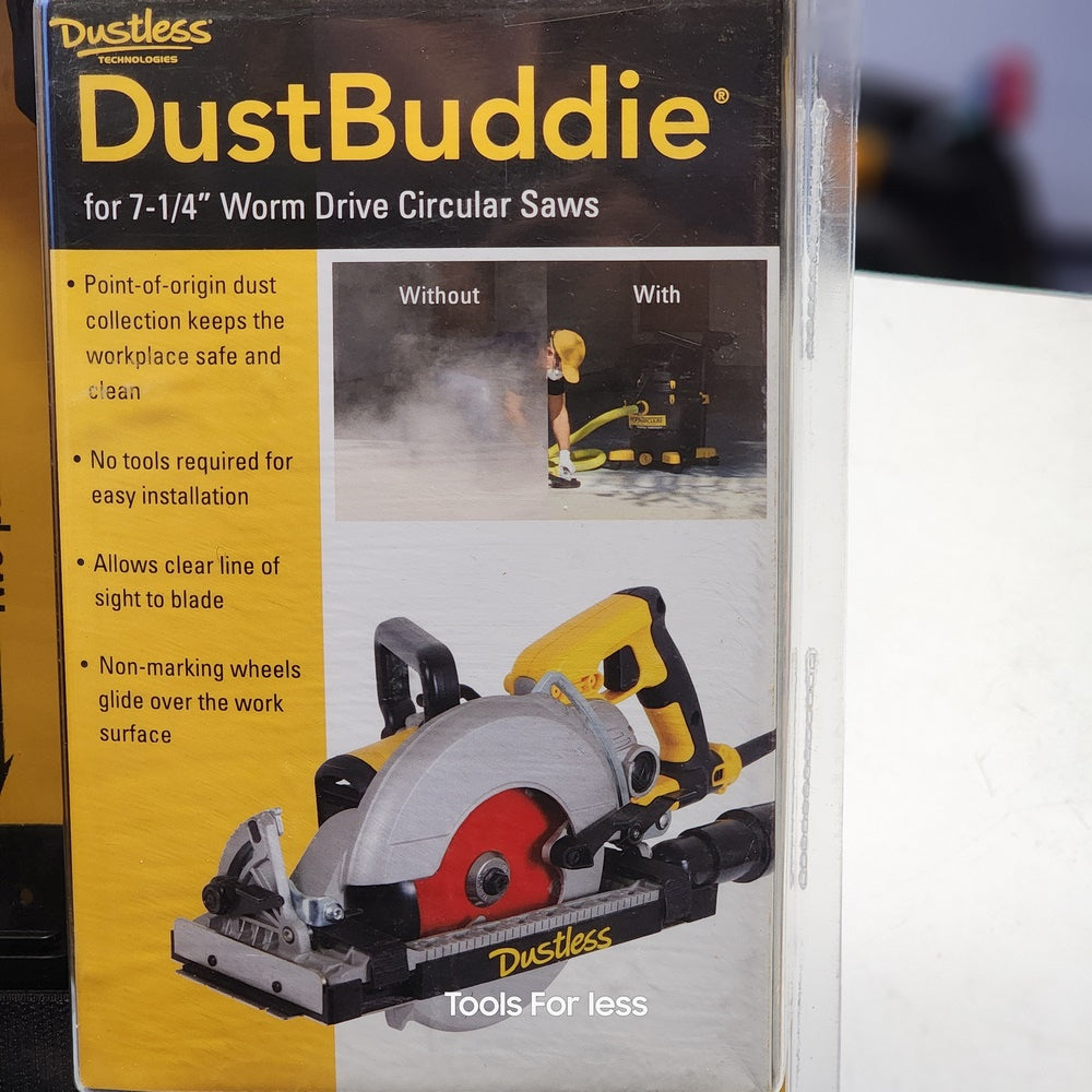 Dust Buddle Universal Dust Shround For Worm Drive Circular Saws