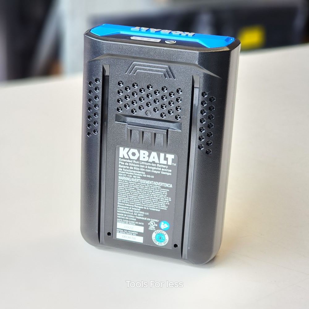 KOBALT 40V MAX 4.0AH CORDLESS POWER BATTERY