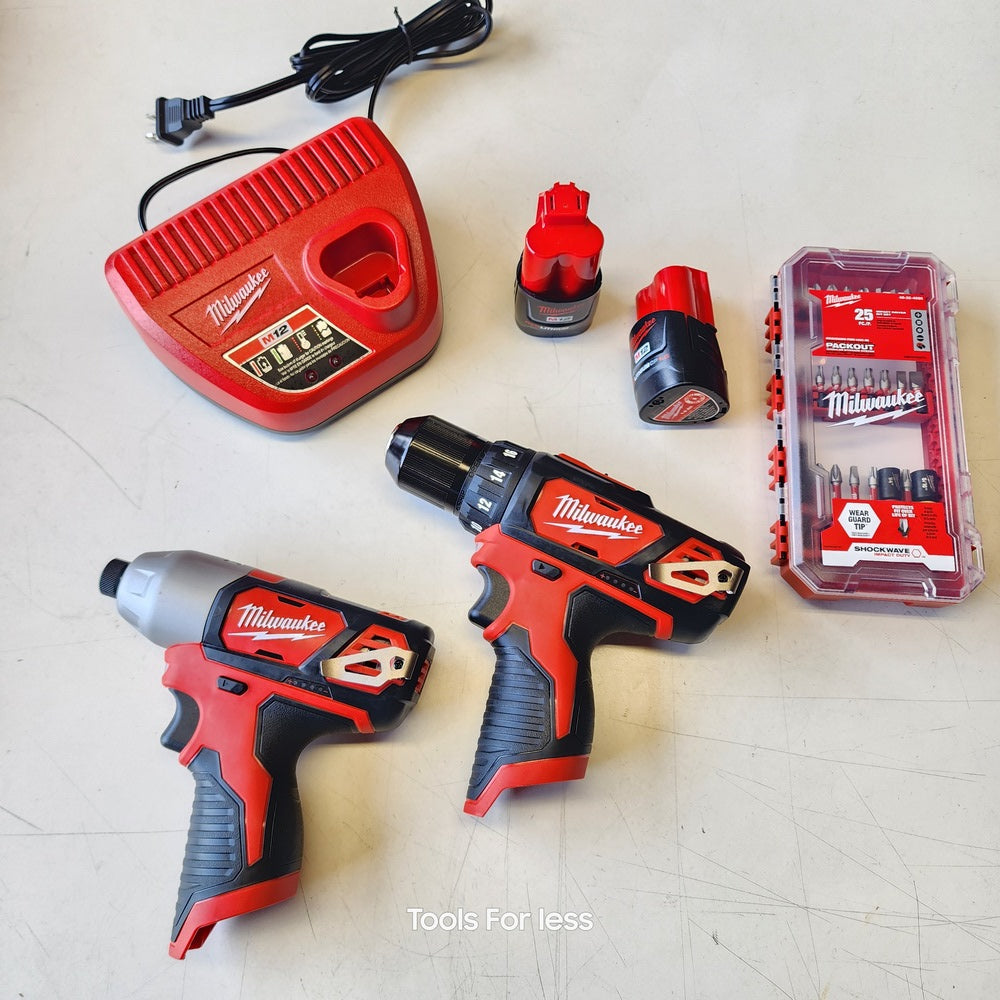 M12 12-Volt Lithium-Ion Cordless 2-Tool Combo Kit