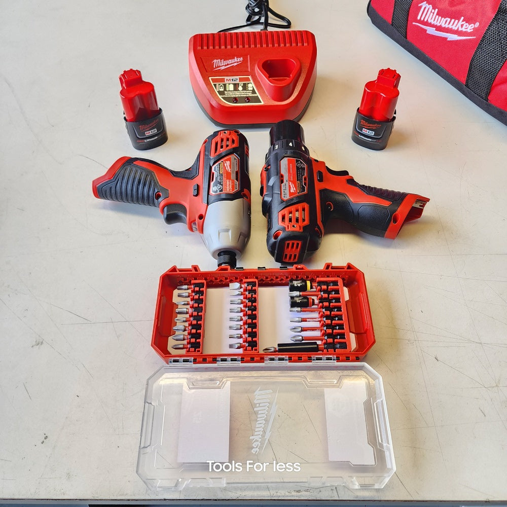 M12 12-Volt Lithium-Ion Cordless 2-Tool Combo Kit