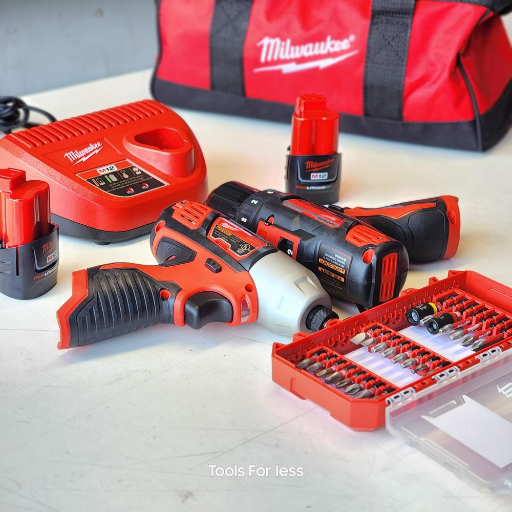 M12 12-Volt Lithium-Ion Cordless 2-Tool Combo Kit