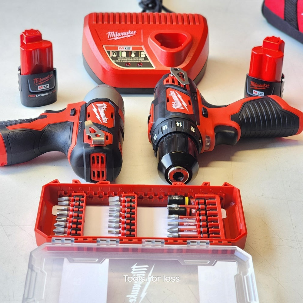 M12 12-Volt Lithium-Ion Cordless 2-Tool Combo Kit