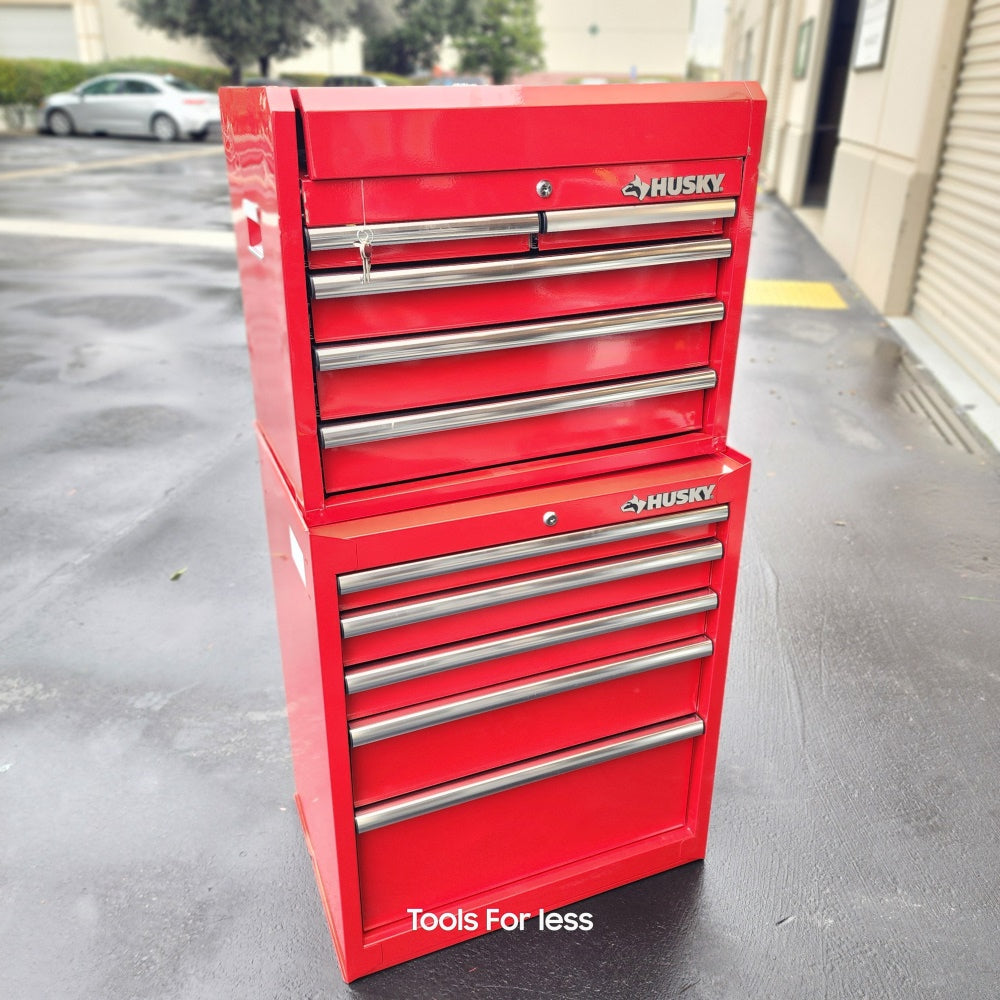 Tool Storage 27 in. W Standard Duty Red Tool Chest Combo (H27CH5TR5RED)