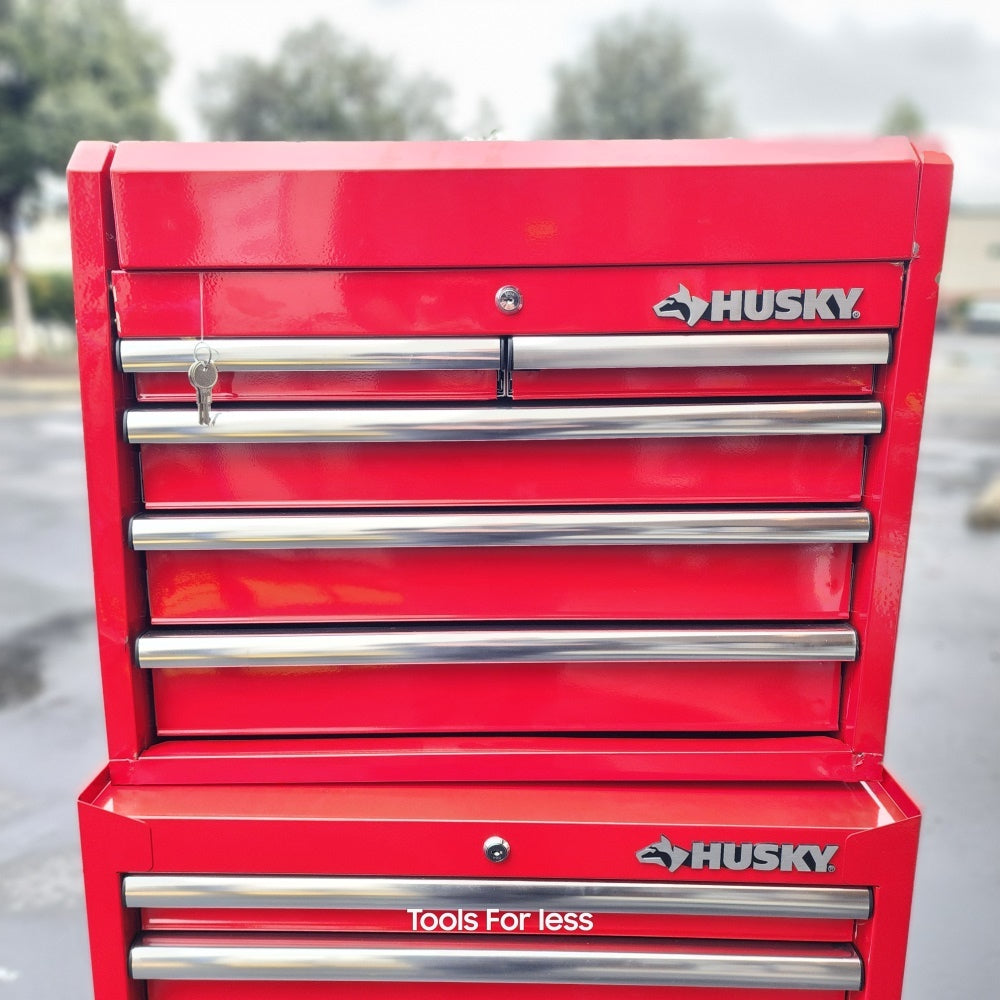 Tool Storage 27 in. W Standard Duty Red Tool Chest Combo (H27CH5TR5RED)