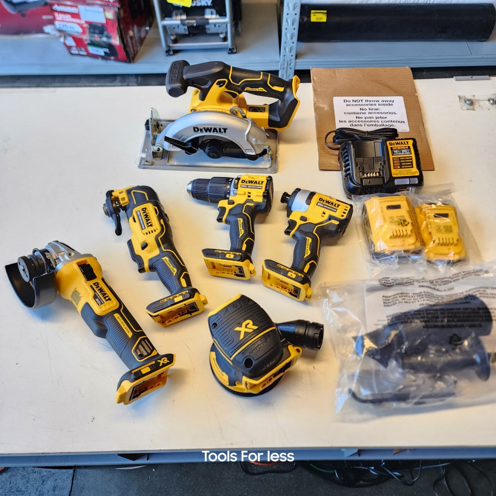 DEWALT 20-VOLT MAX TOUGH SYSTEM LITHIUM-ION 6 TOOL