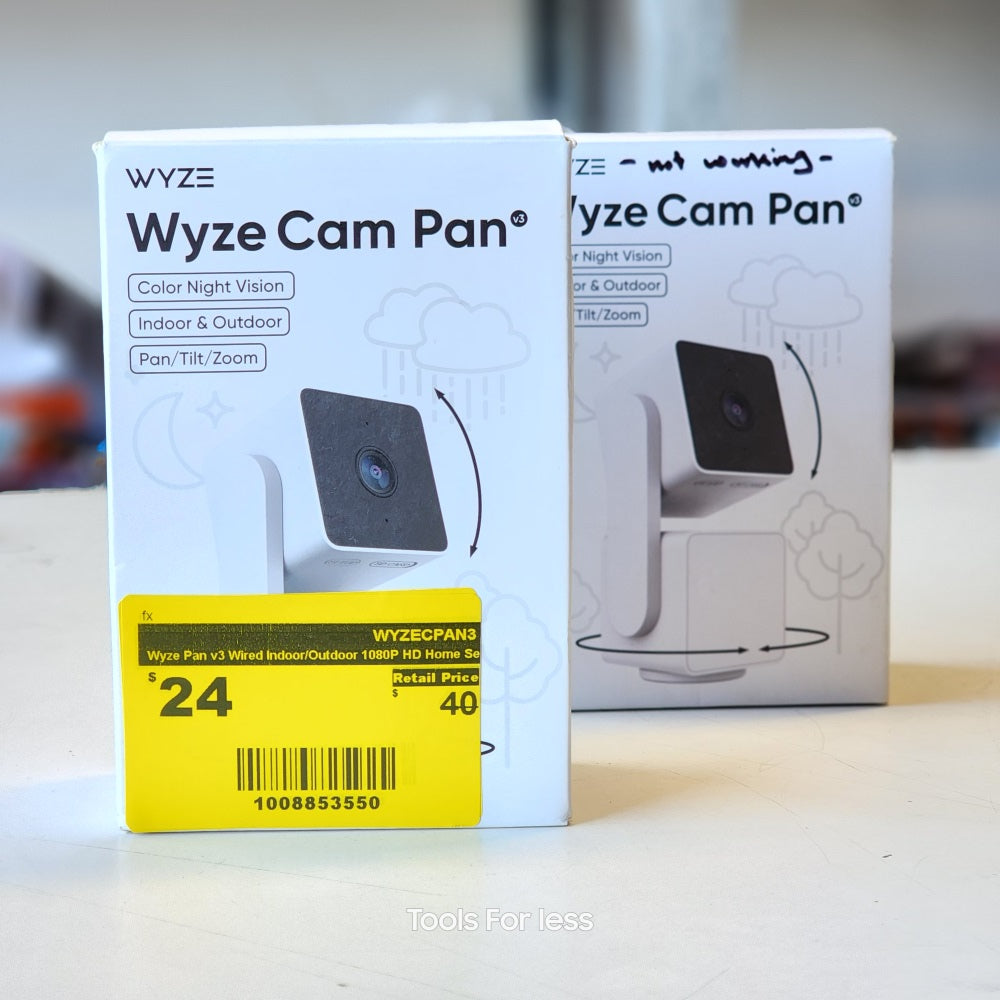 WYZE PAN V3 WIRED INDOOR/OUTDOOR 1080P HD HOME