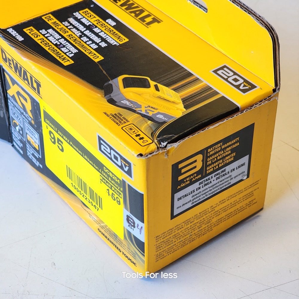 DEWALT 20V MAX PREMIUM LITHIUM-ION 4.0Ah BATTERY