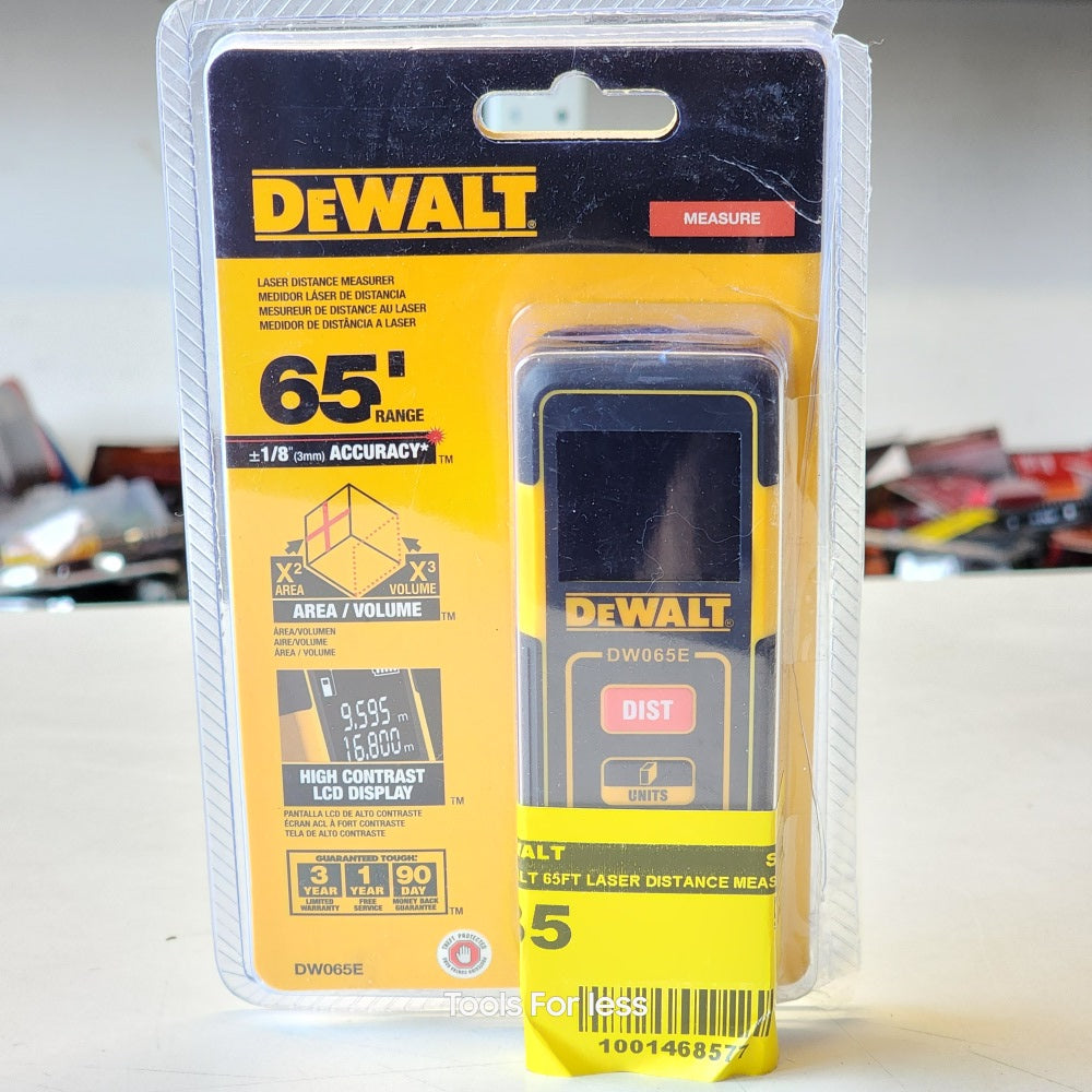 DEWALT 65FT LASER DISTANCE MEASURE