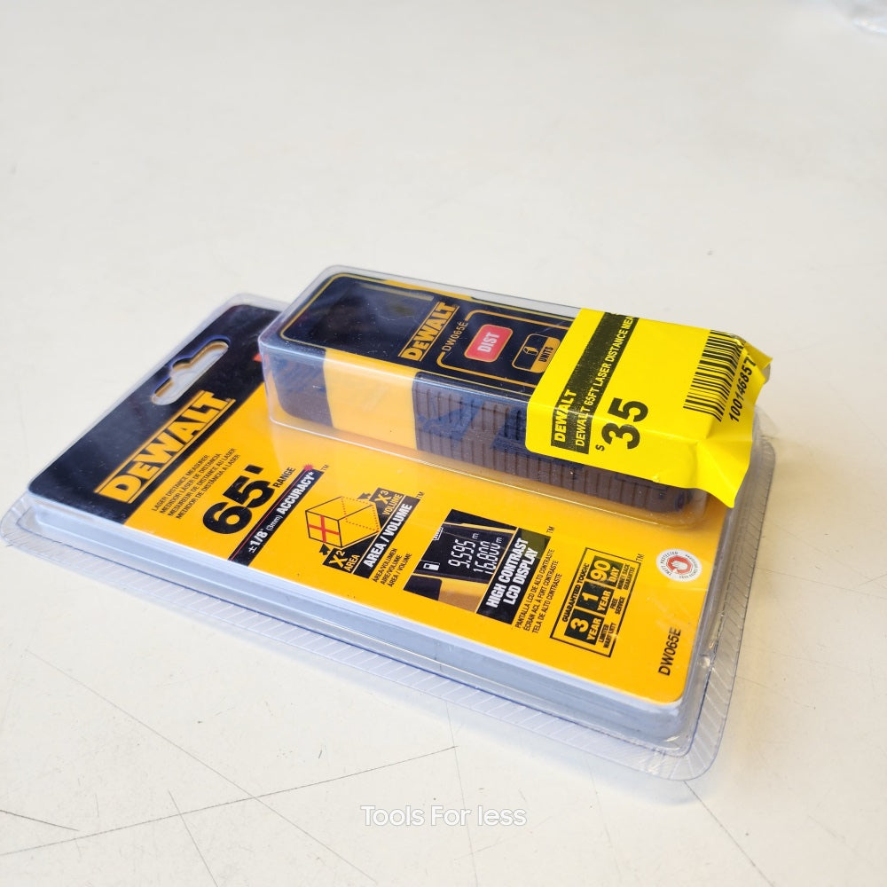 DEWALT 65FT LASER DISTANCE MEASURE