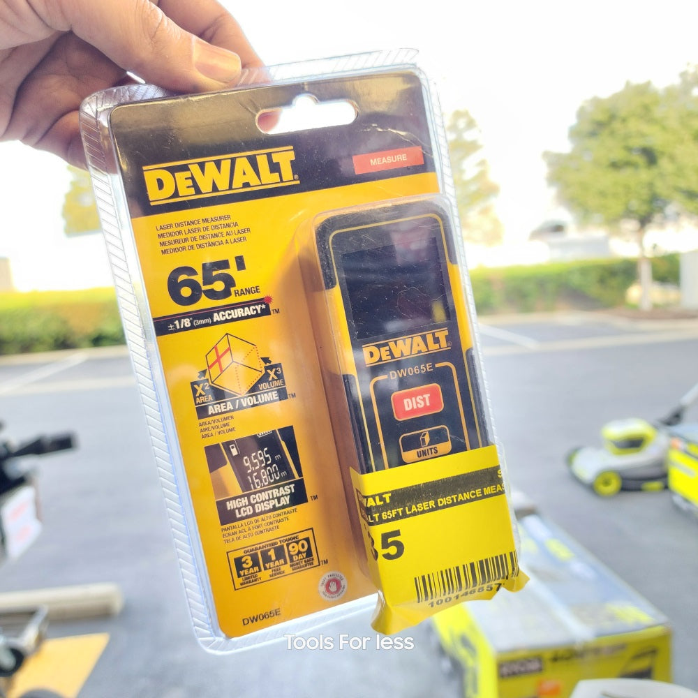 DEWALT 65FT LASER DISTANCE MEASURE