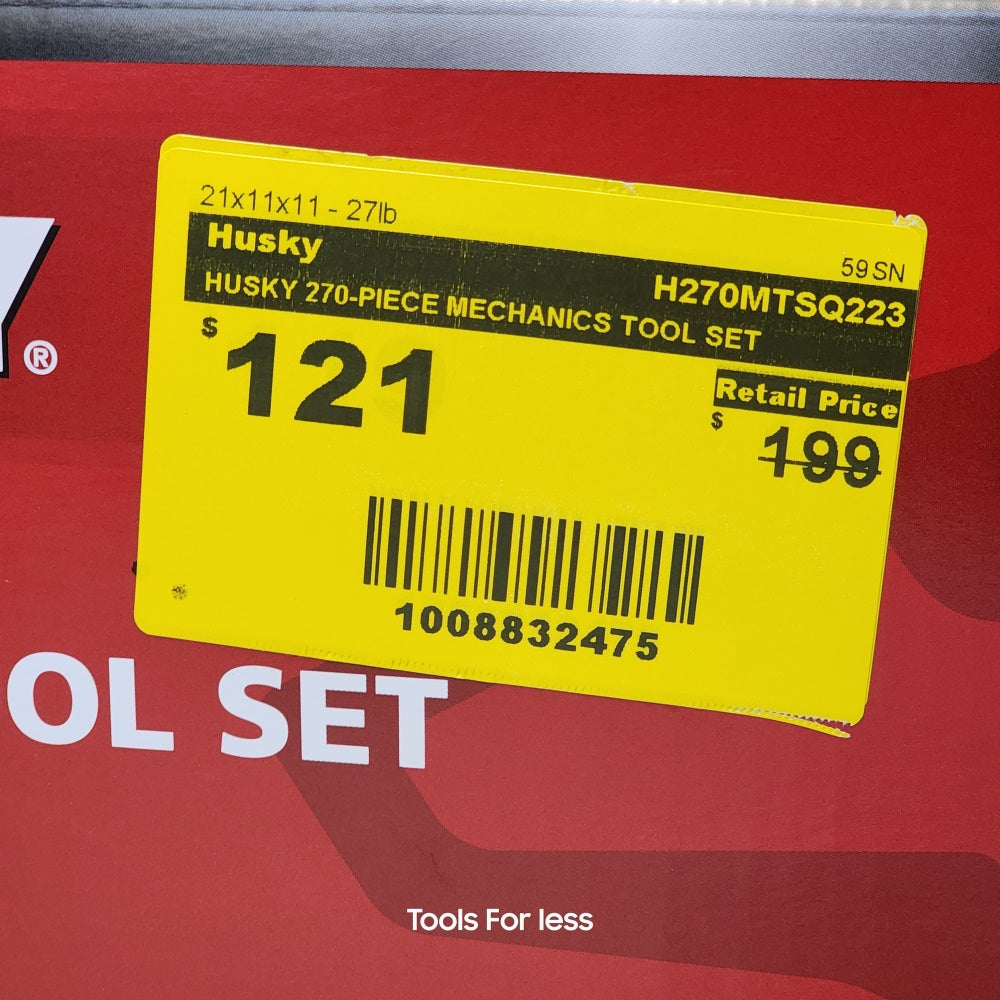 HUSKY 270-PIECE MECHANICS TOOL SET