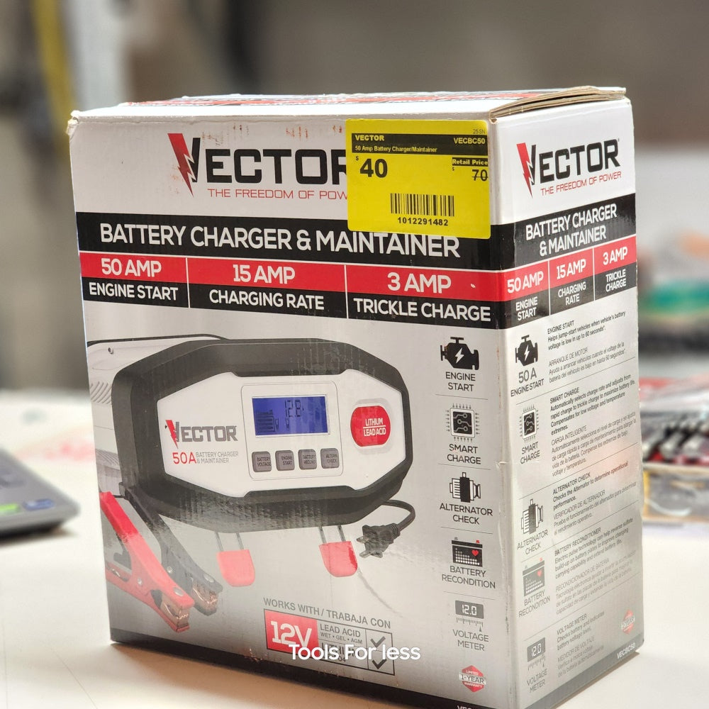 50 Amp BATTERY CHARGER/MAINTAINER