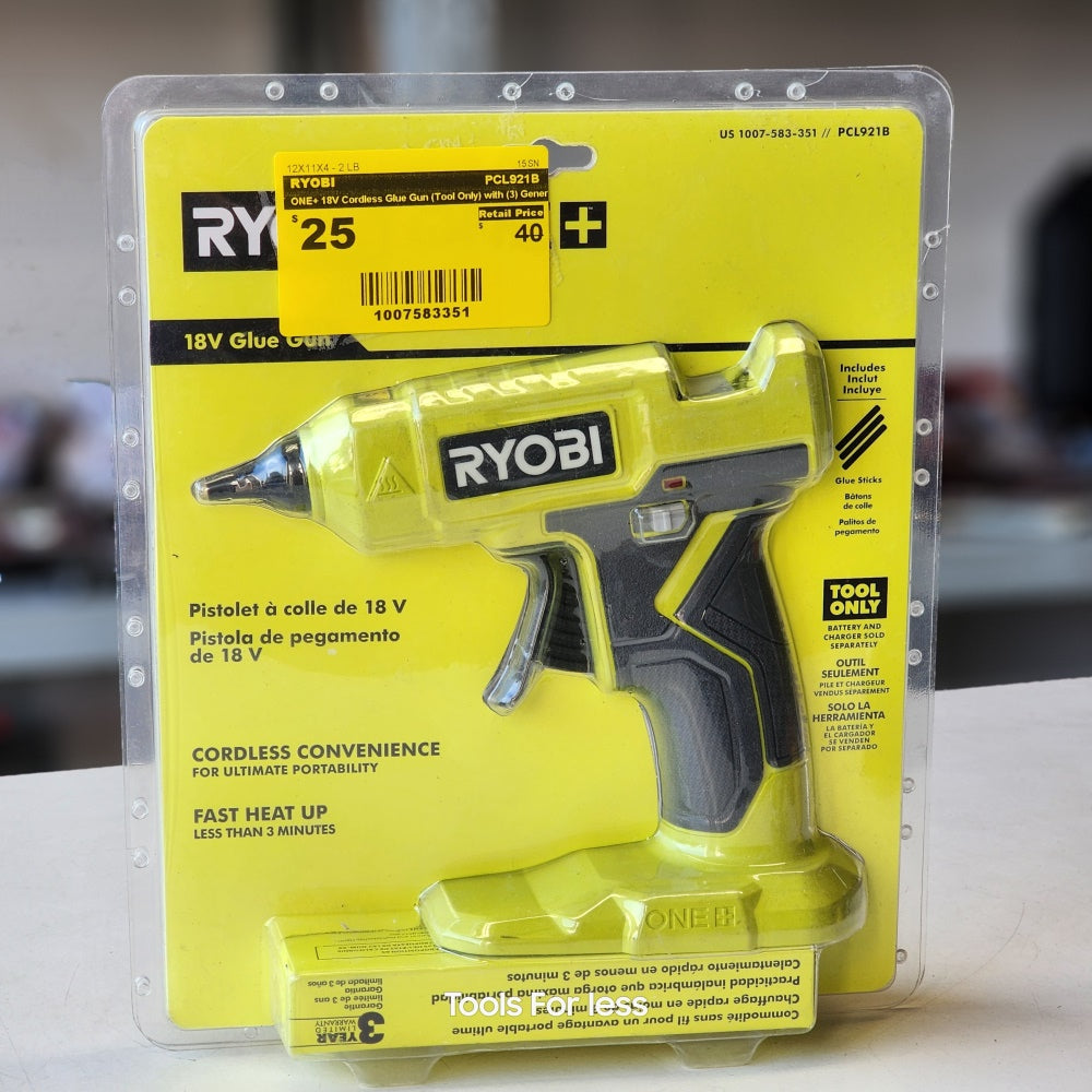 ONE+ 18V CORDLESS GLUE GUN (TOOL ONLY)