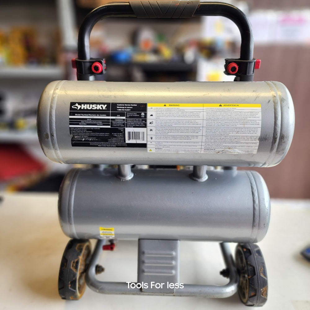 4.5 GAL. 175 PSI PORTABLE ELECTRIC QUIET AIR COMPRESSOR