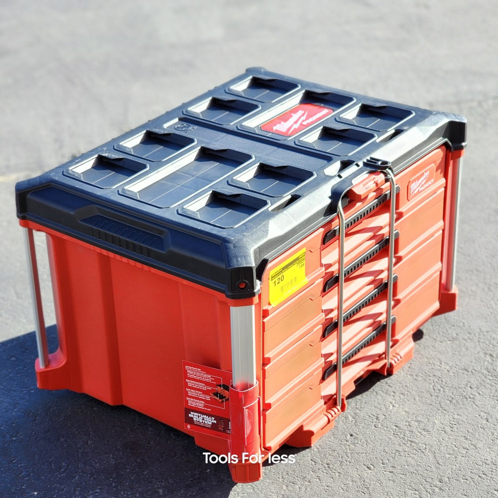 PACKOUT 22 in MODULAR 4 DRAWER TOOL BOX WITH METAL