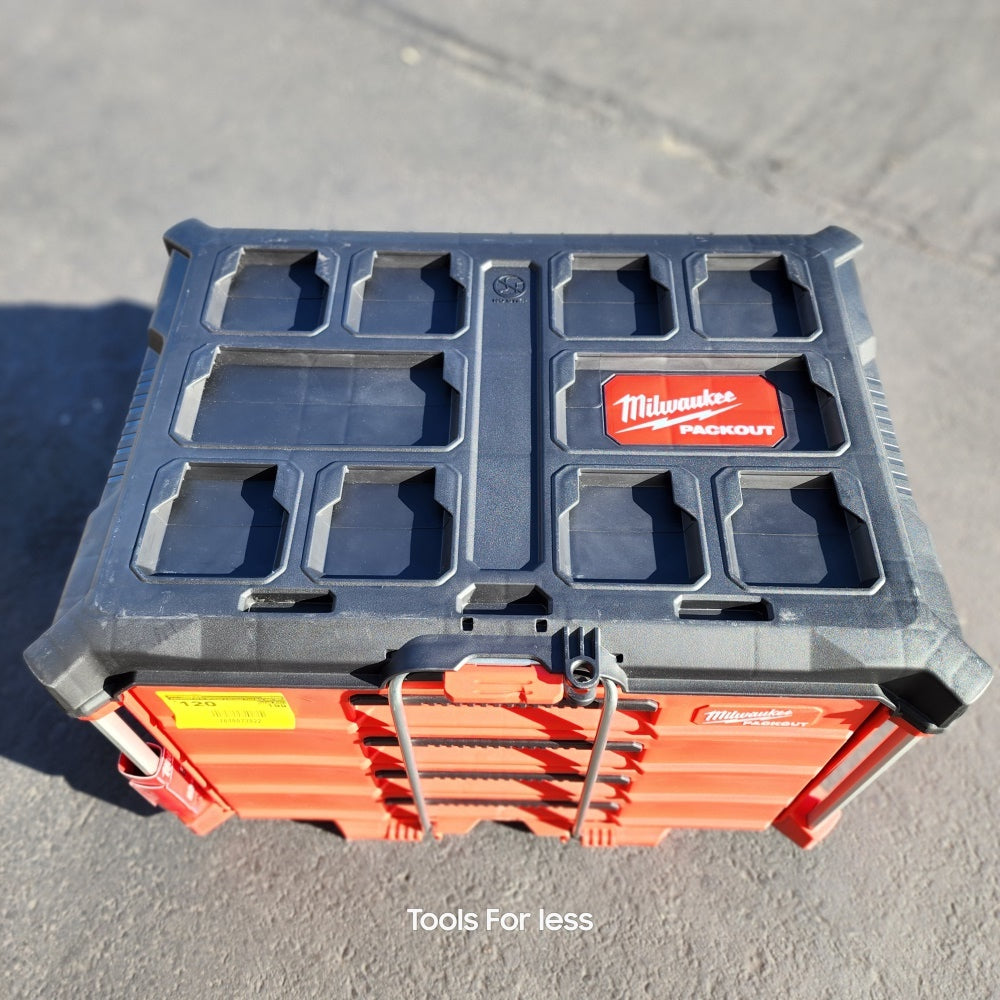 PACKOUT 22 in MODULAR 4 DRAWER TOOL BOX WITH METAL