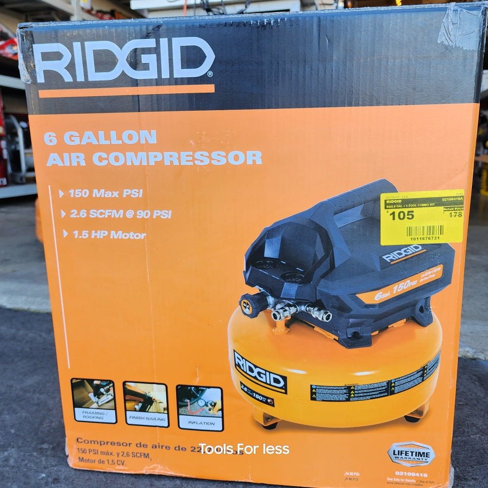 RDG 6 GAL + 1-TOOL COMBO KIT