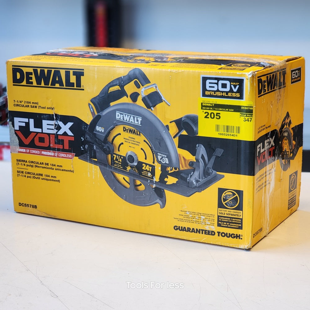 60V BL 7 1/4 CIRCULAR SAW