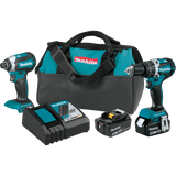 Makita XT269MR 18V LXT Brushless 2-Piece Combo Kit, 4.0 Ah - Factory Service