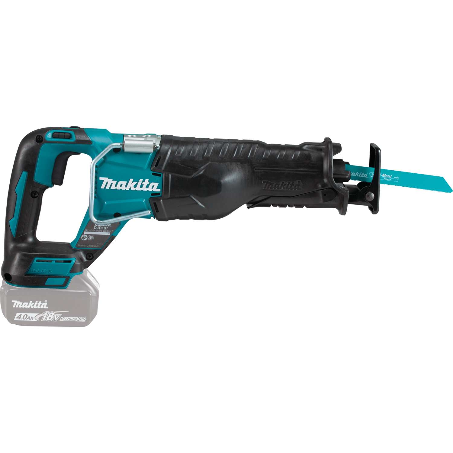 Makita XRJ05Z 18V Lithium-Ion Brushless Reciprocating Saw (Factory Serviced)