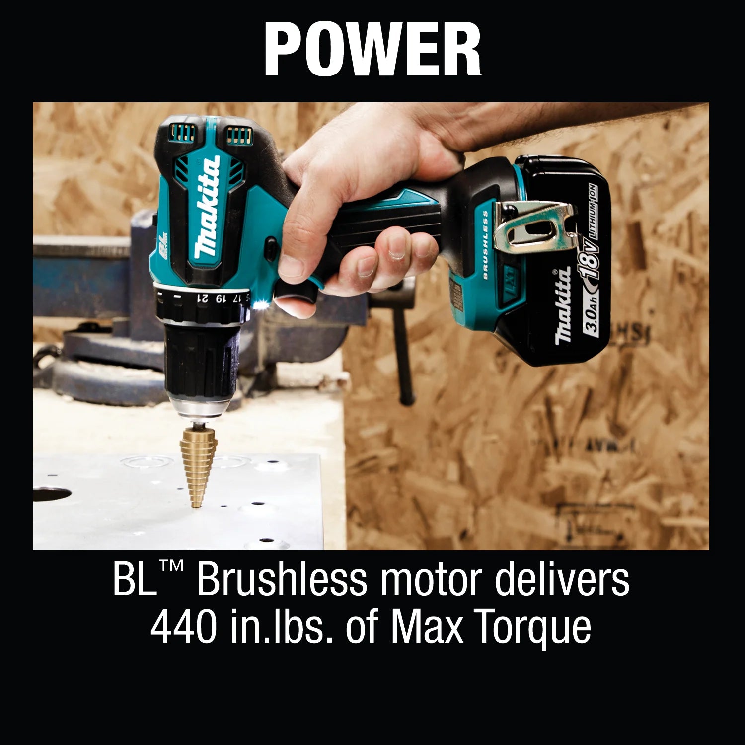 Makita XFD131 18V LXT Lithium-Ion Brushless Cordless 1/2 in. Driver-Drill Kit (3.0Ah) (Factory Serviced)