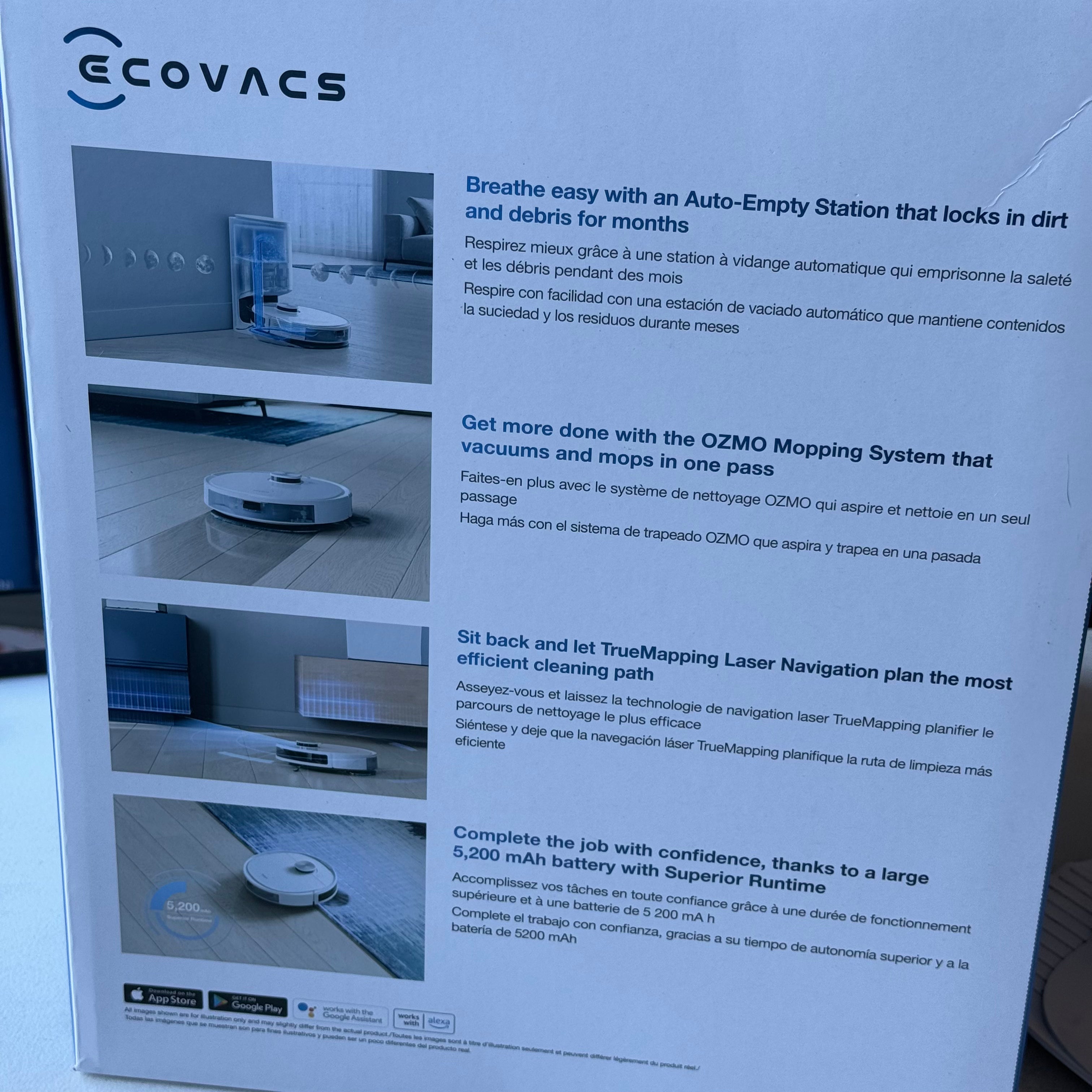 ECOVACS NEO+VACMOP ROBOT (Used)