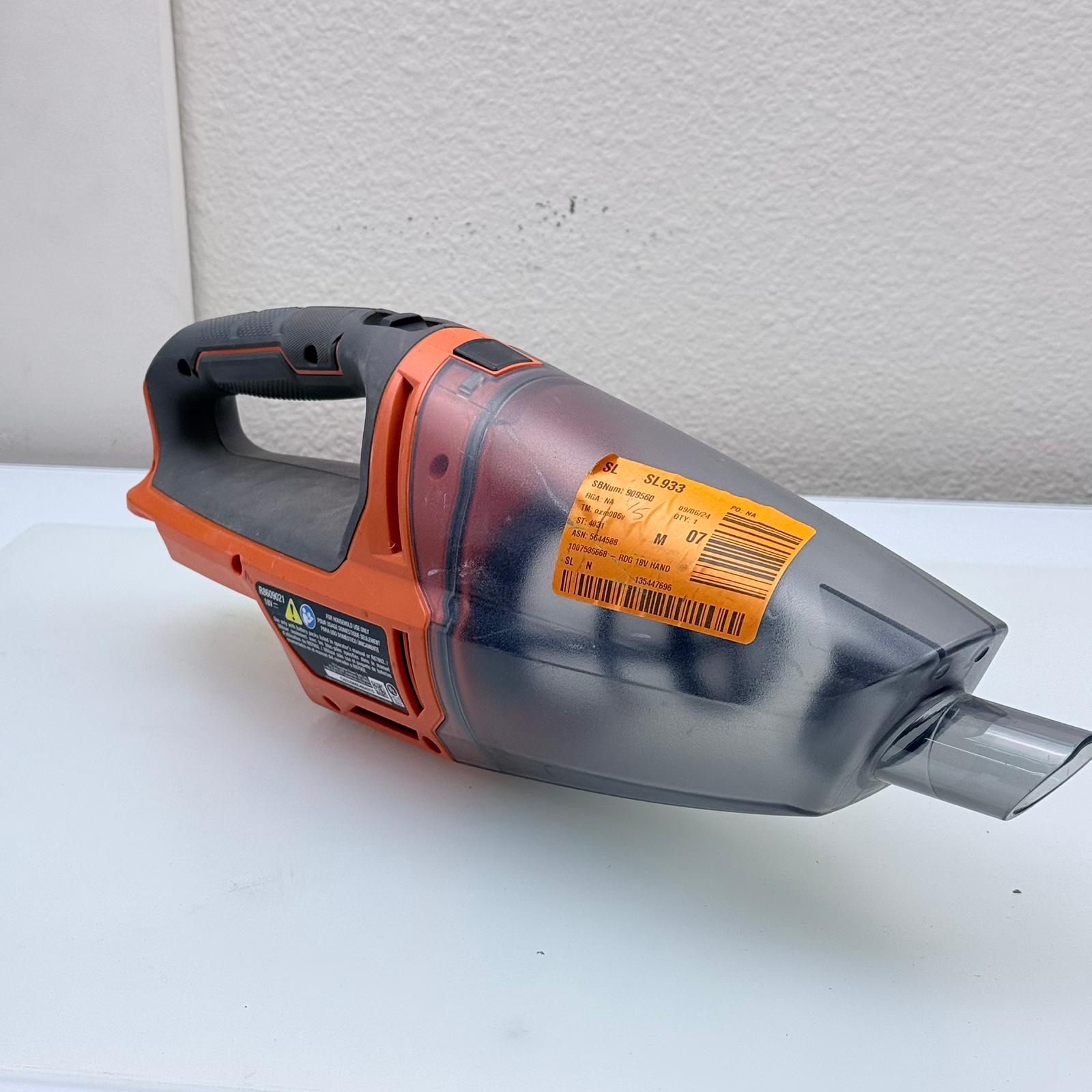 18V Cordless Hand Held Vacuum (Tool Only) (R8609021B)