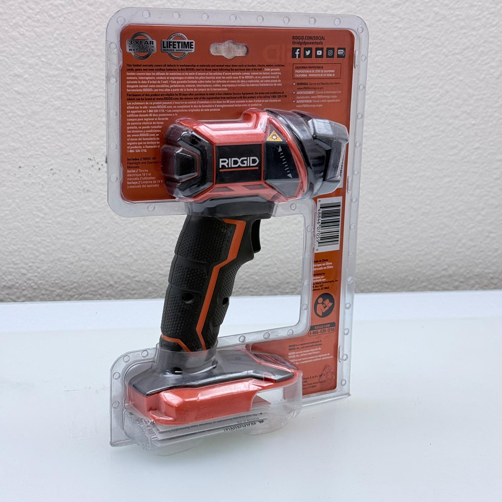 RIDGID 18V TORCH LIGHT (R8694B)