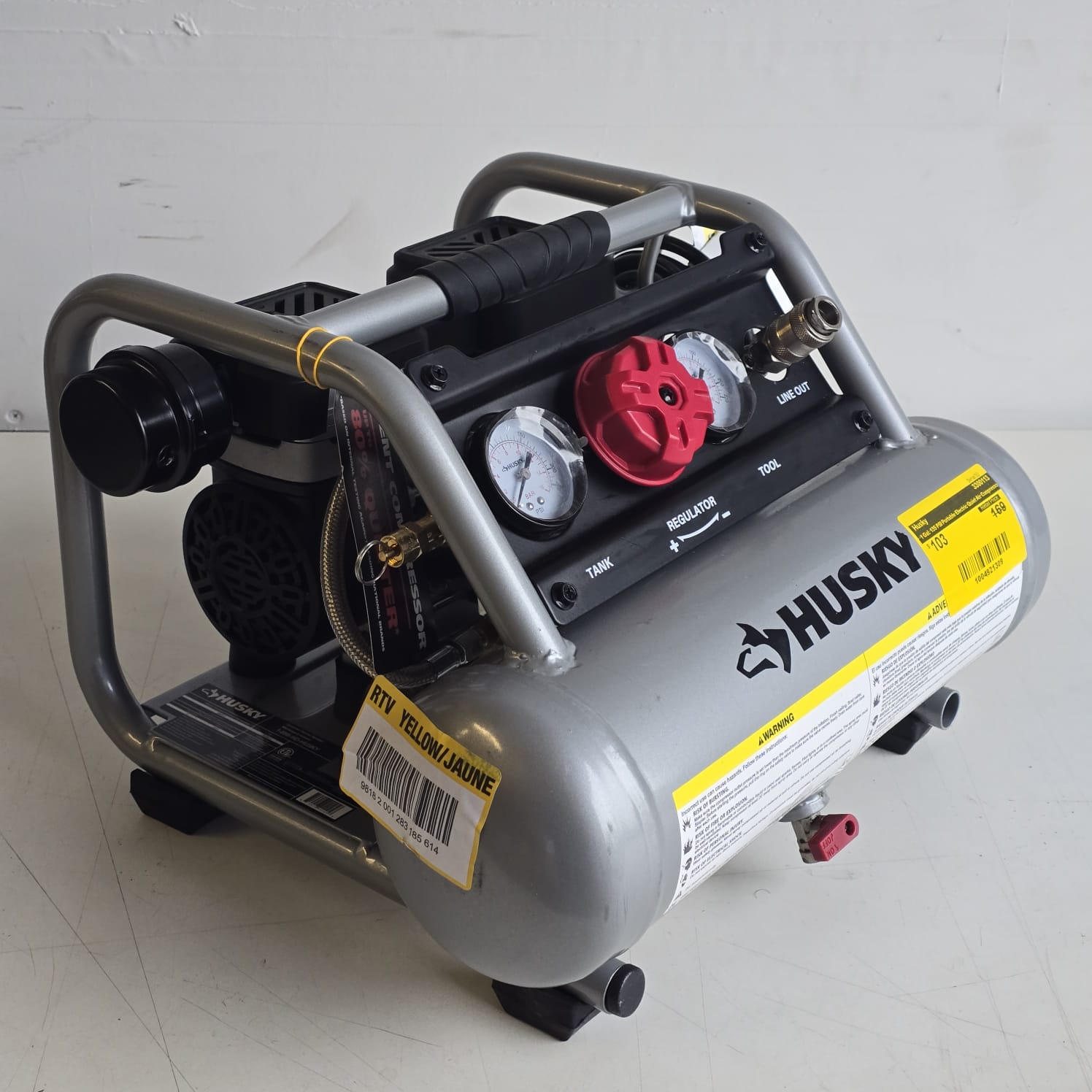 1 Gal. 135 PSI Portable Electric Quiet Air Compressor (3300113)