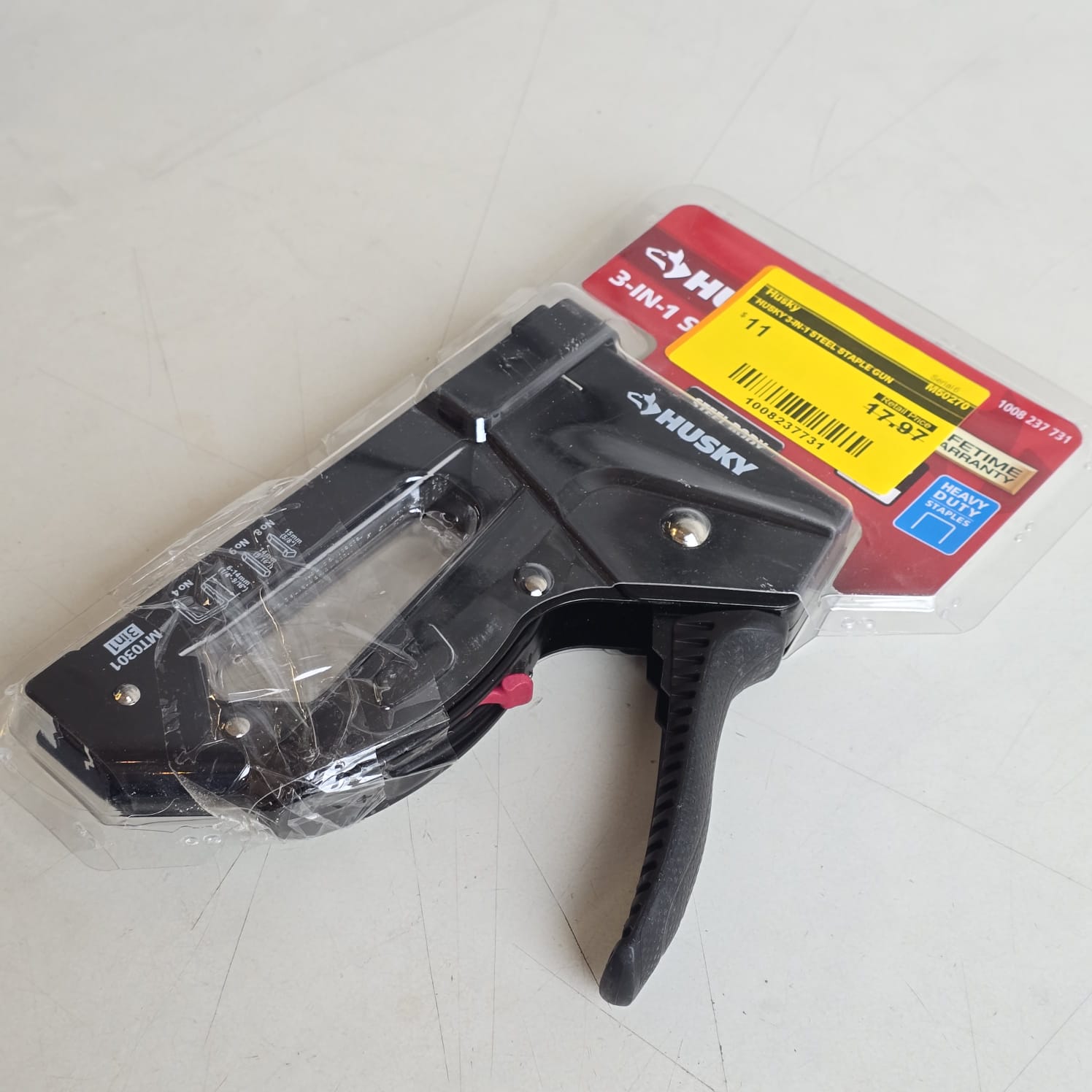 HUSKY 3-IN-1 STEEL STAPLE Tool (M50270)